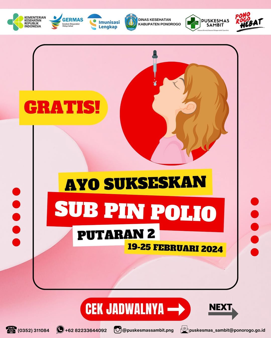 Sub Pin Polio - (Ada 0 foto)